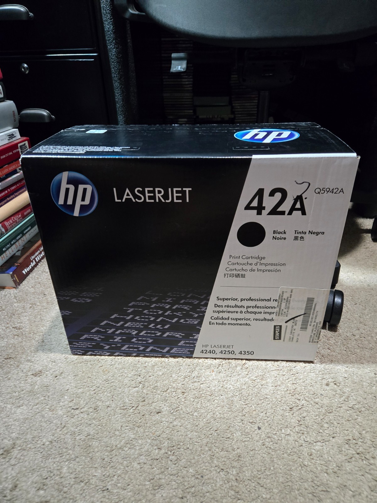 Genuine HP LaserJet 42X Q5942X High Yield Black Toner - NEW