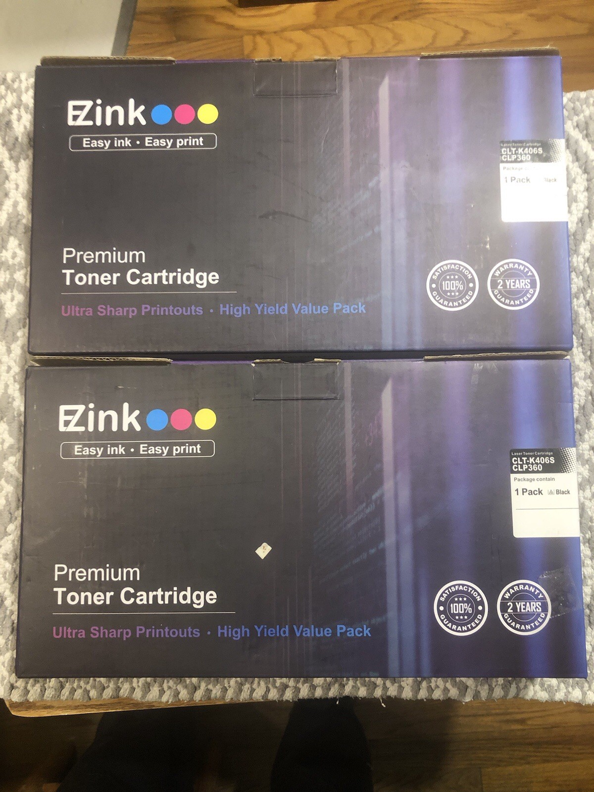 (2) NEW EZink Premium Toner Cartridges 