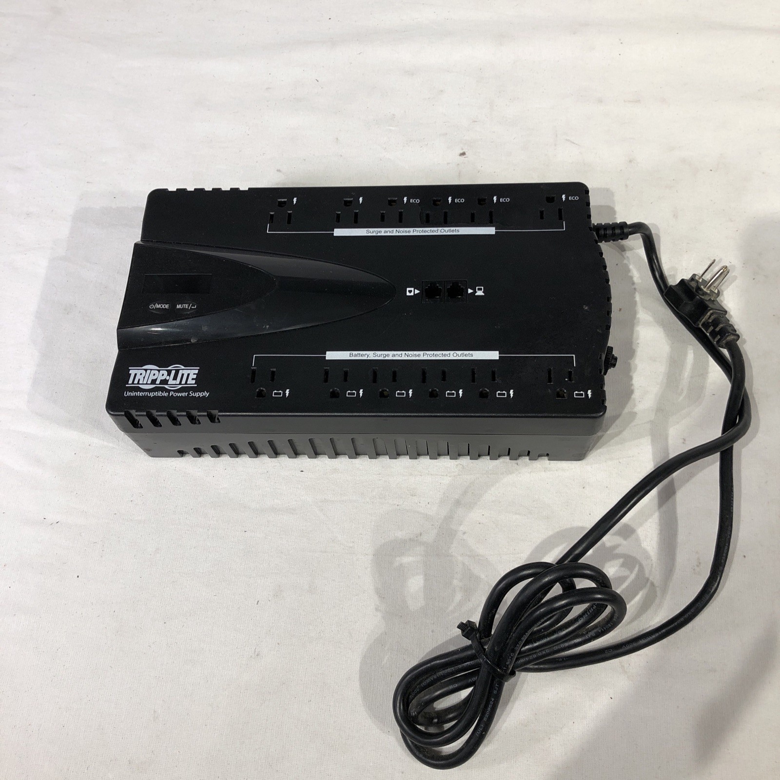 Tripp Lite ECO850LCD ECO UPS 850VA 120V 12 Outlet, Battery Backup- NO BATTERY