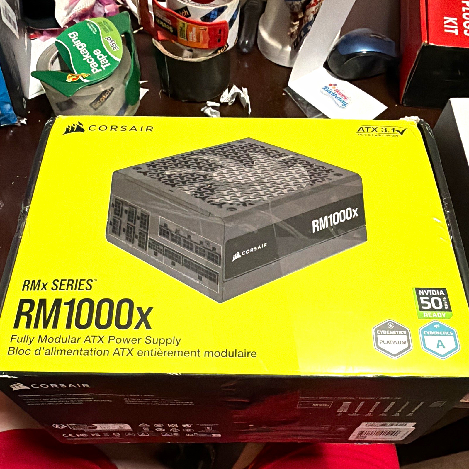 Corsair RM1000x RMx Series 1000W Fully Modular ATX PSU Black w/ Cables