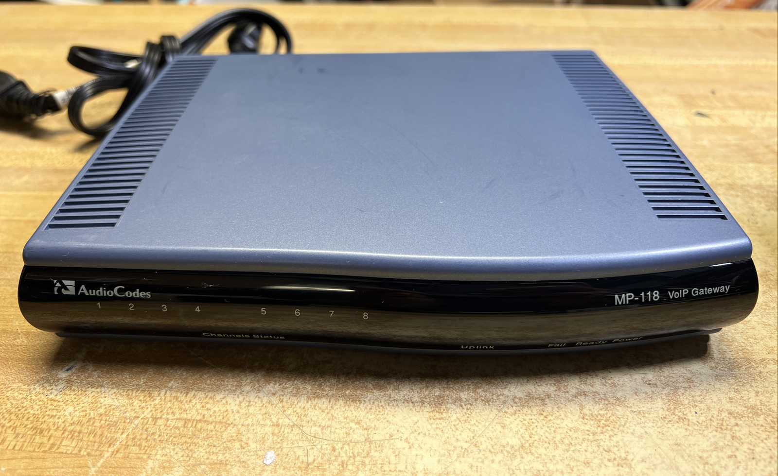 AUDIOCODES  MP118 8FXO 3AC  ACCESS GATEWAY TESTED W/ Power Cord 