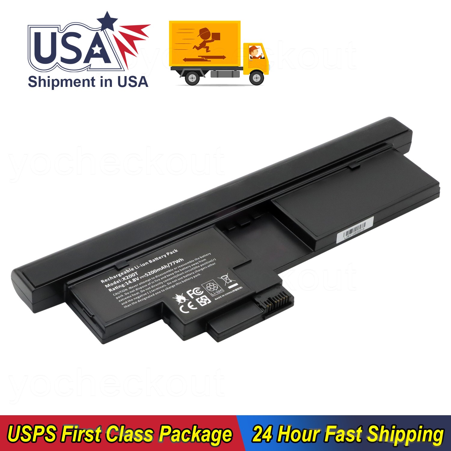 43R9257 42T4658 X200T Battery For ThinkPad ASM 42T4537, ASM 42T4539, ASM 42T4541