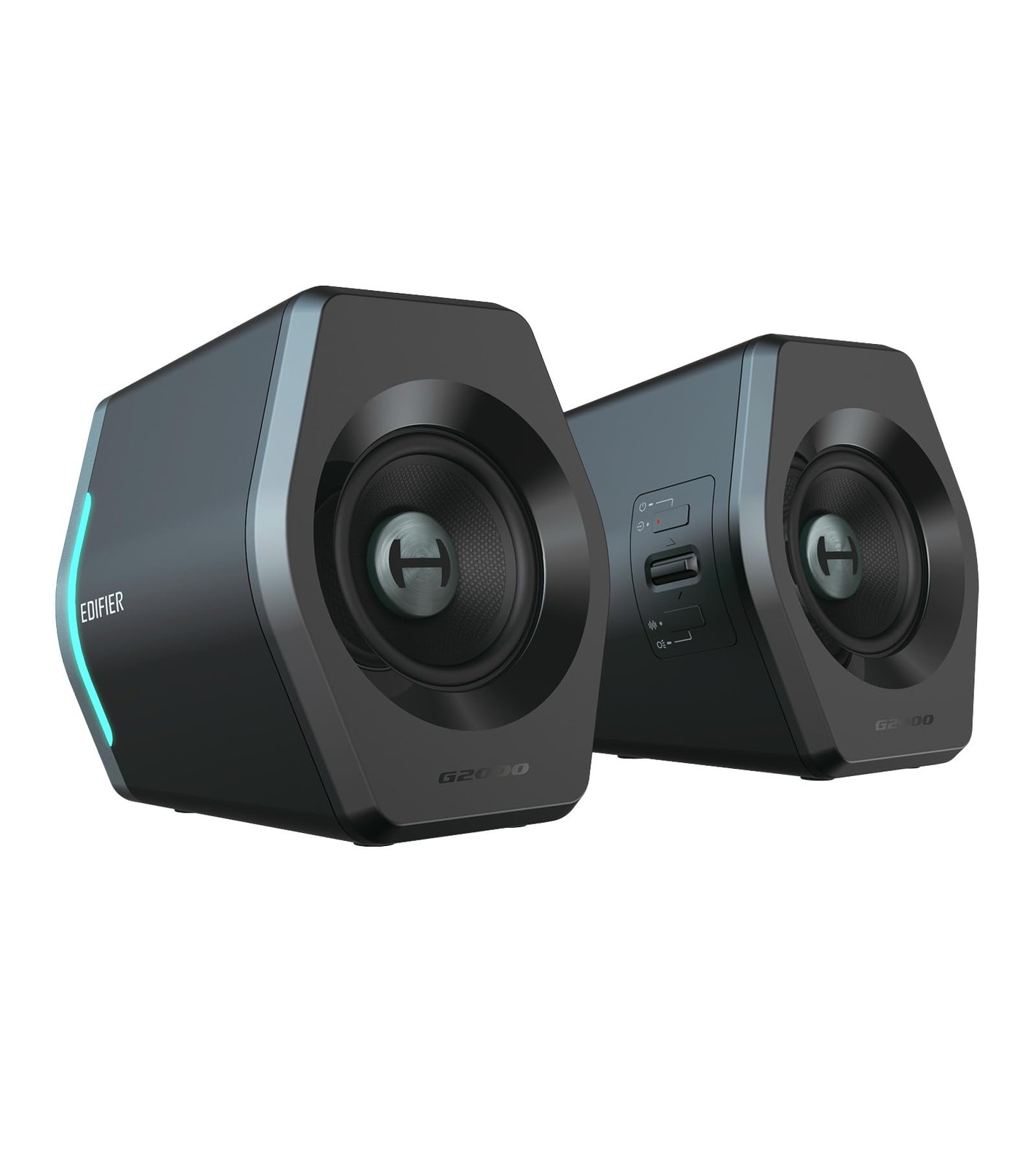 Edifier Hecate RGB Gaming Speakers, 32W Peak Power, Bluetooth 5.1, black