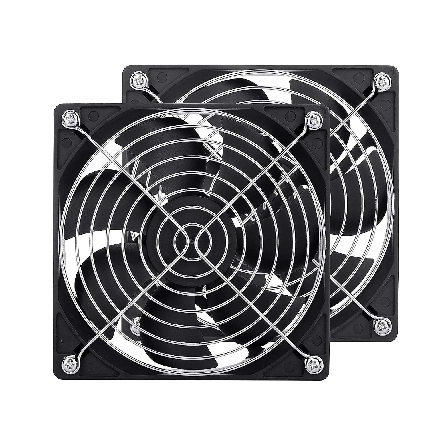Ventilador De Computadora De 12 V Cc (paquete De 2) De 120 Mm