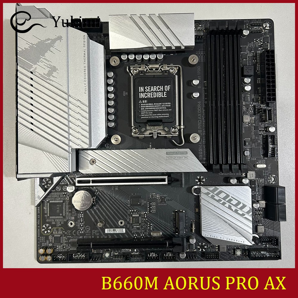 FOR GIGABYTE B660M AORUS PRO AX DDR5*4 192GB LGA1851 Micro ATX Ｍotherboard Test