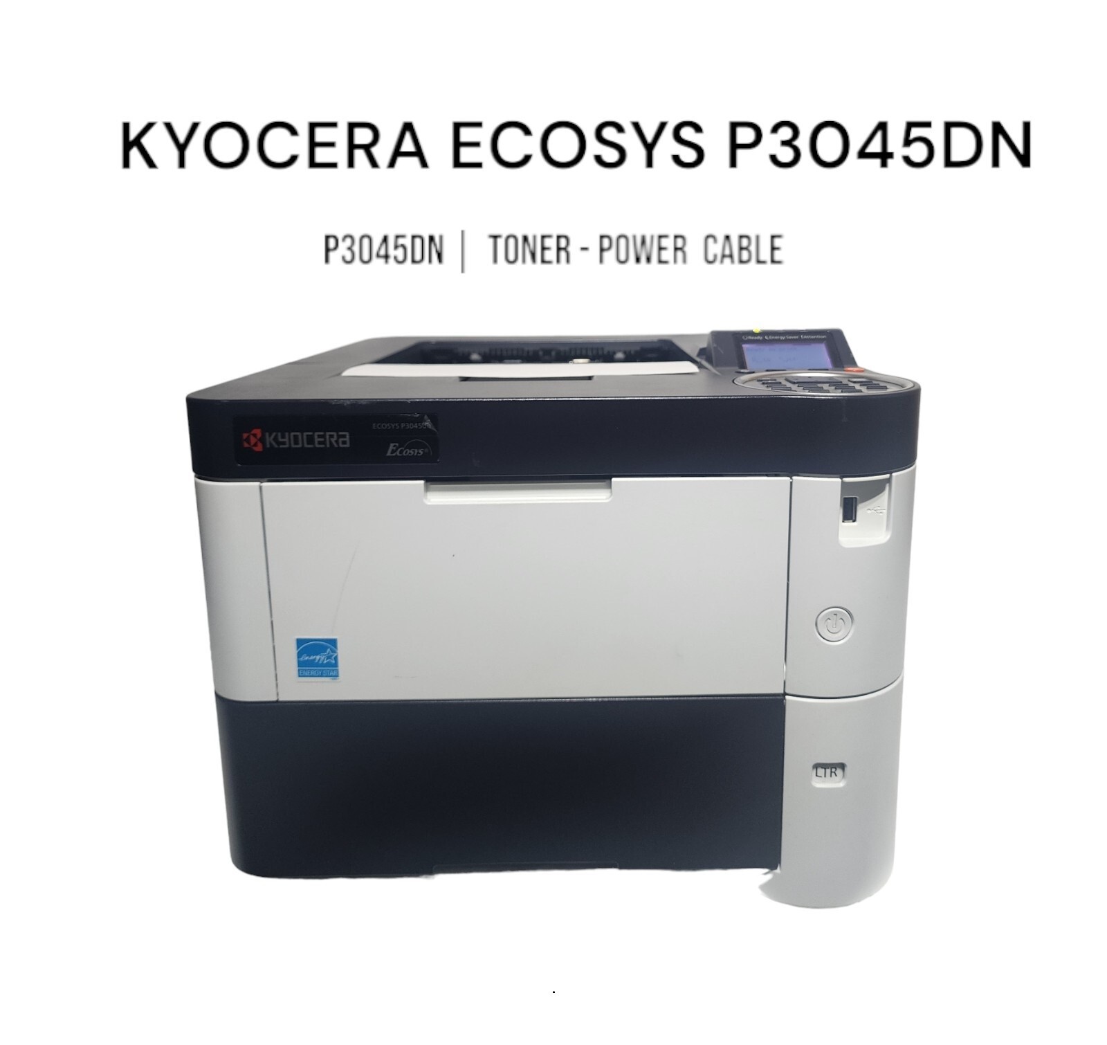 Kyocera P3045dn Laser Printer Duplex Network USB Toner Drum Included