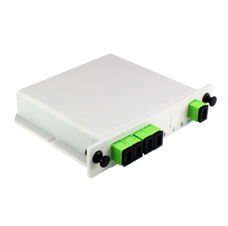 1PCS 1X4 Blade optical splitter,SC carrier-class fiber optic splitter SC-APC