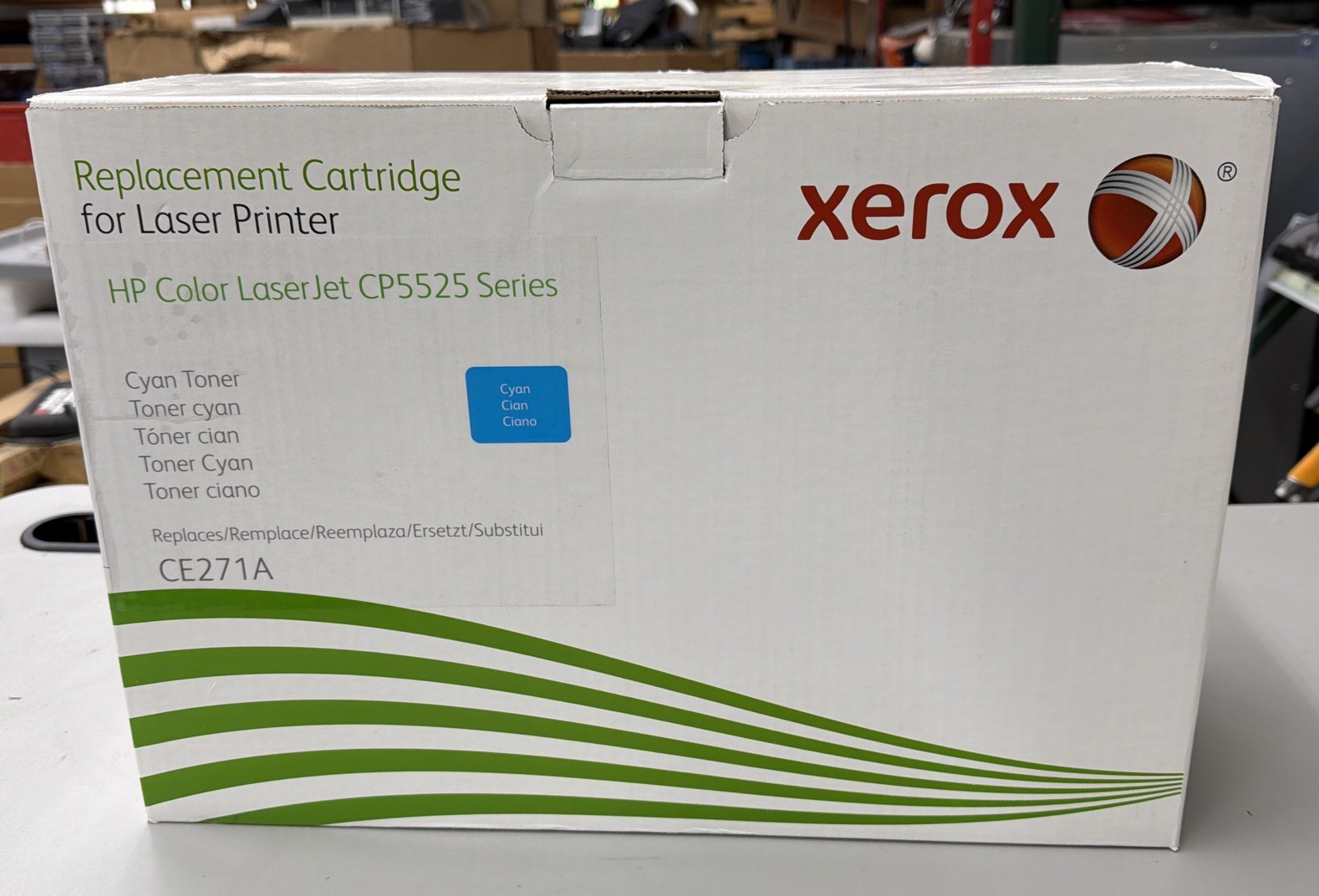 Xerox  Cyan Toner Cartridge Color LaserJet CP5525 Series 106R02266 CE271A ✅❤️️