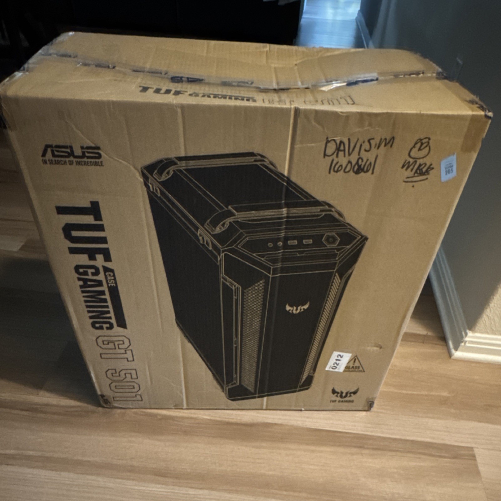 ASUS TUF Gaming GT501 Mid Tower ATX Case With Handle Gray/Black