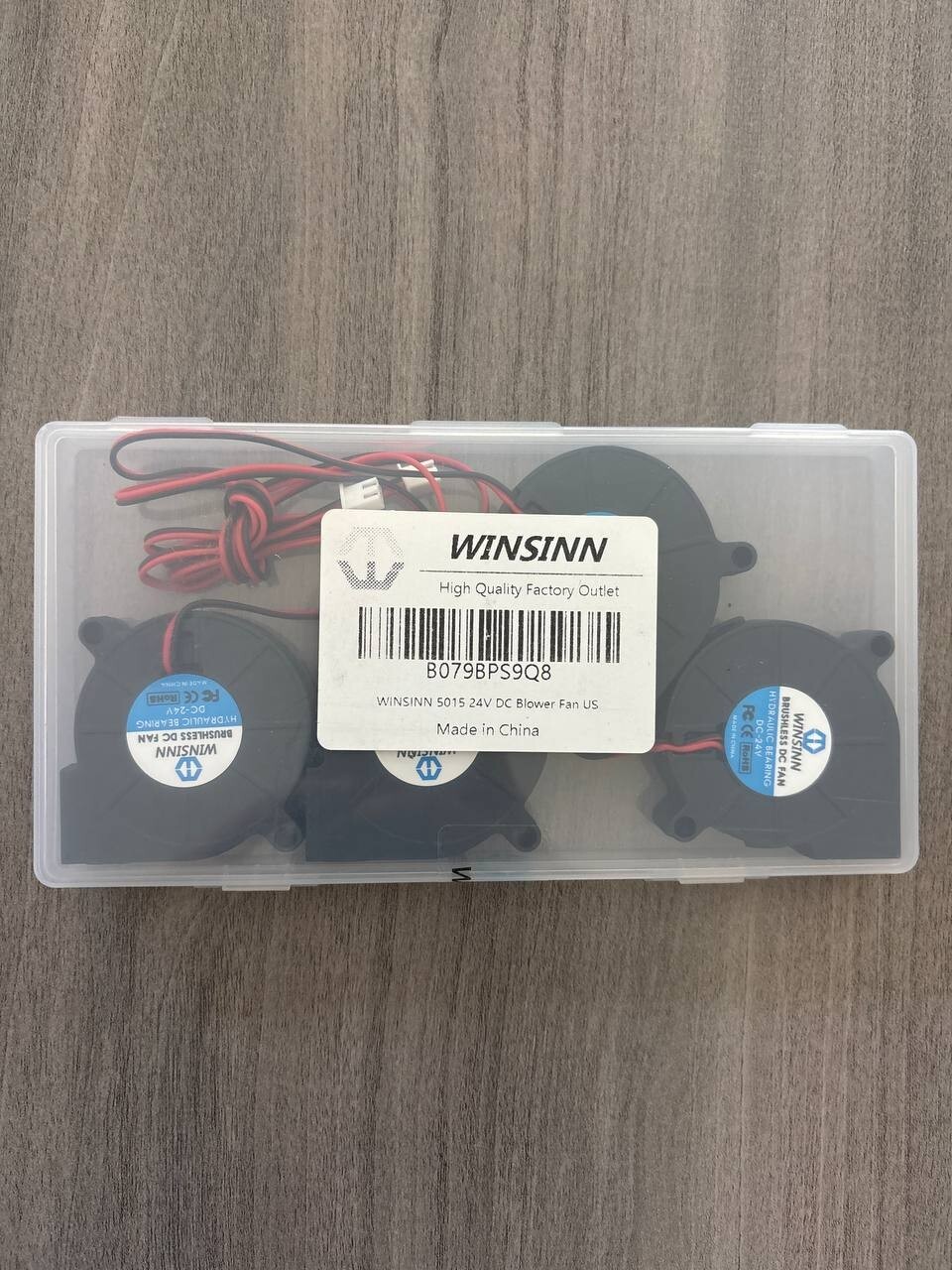 (2-Pack) Winsinn 5015 24V DC Blower Fans – Brushless, Hydraulic Bearing – New 