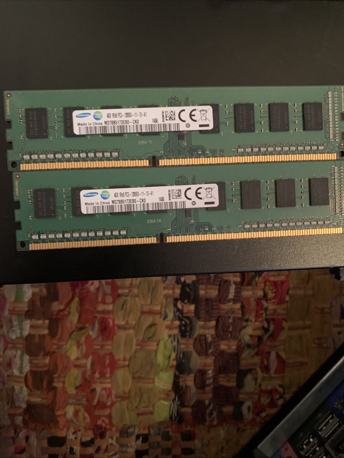2 4GB RAM Sticks