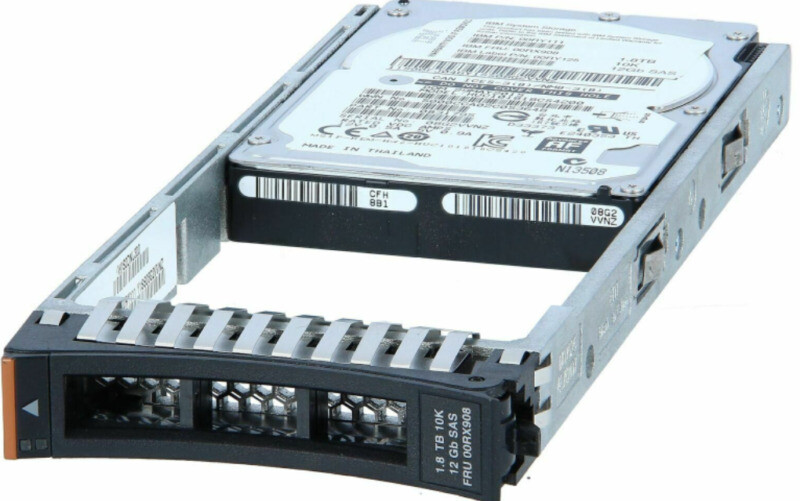 IBM 1.8TB 00RX908 00RY111 00RY125 00WY600 10K 12G 2.5" SAS V7000 Gen2 HARD DRIVE