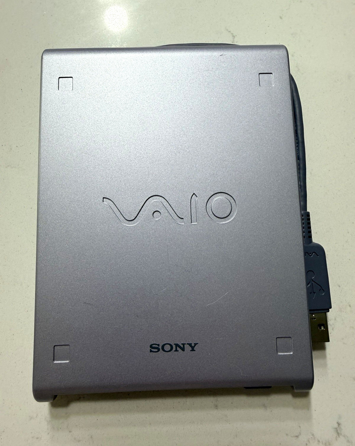 Sony VAIO PCGA-UFD5 USB External 3.5in Floppy Disk Drive USB-Powered Silver