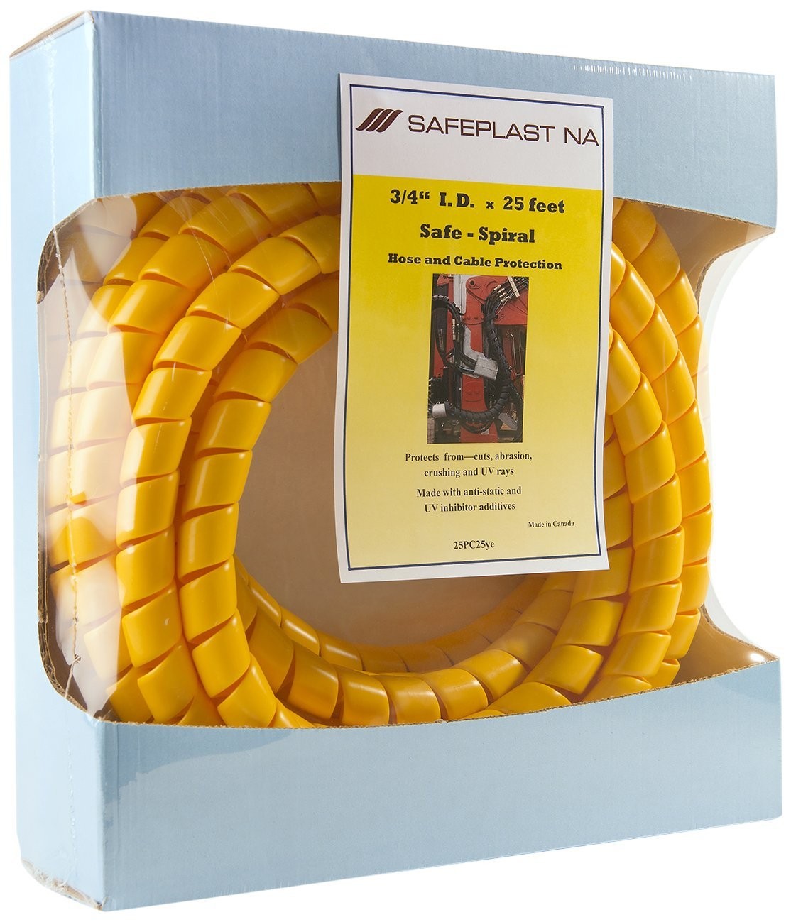 Caplugs SPPC Series – Safeplast Pre-Cut Spiral Wrap, Hose & Cable Protector, ...