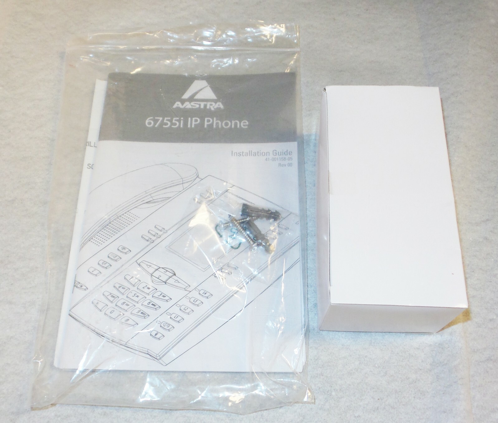 Aastera 6755i IP Phone - OEM POWER SUPPY & Manual - NEW