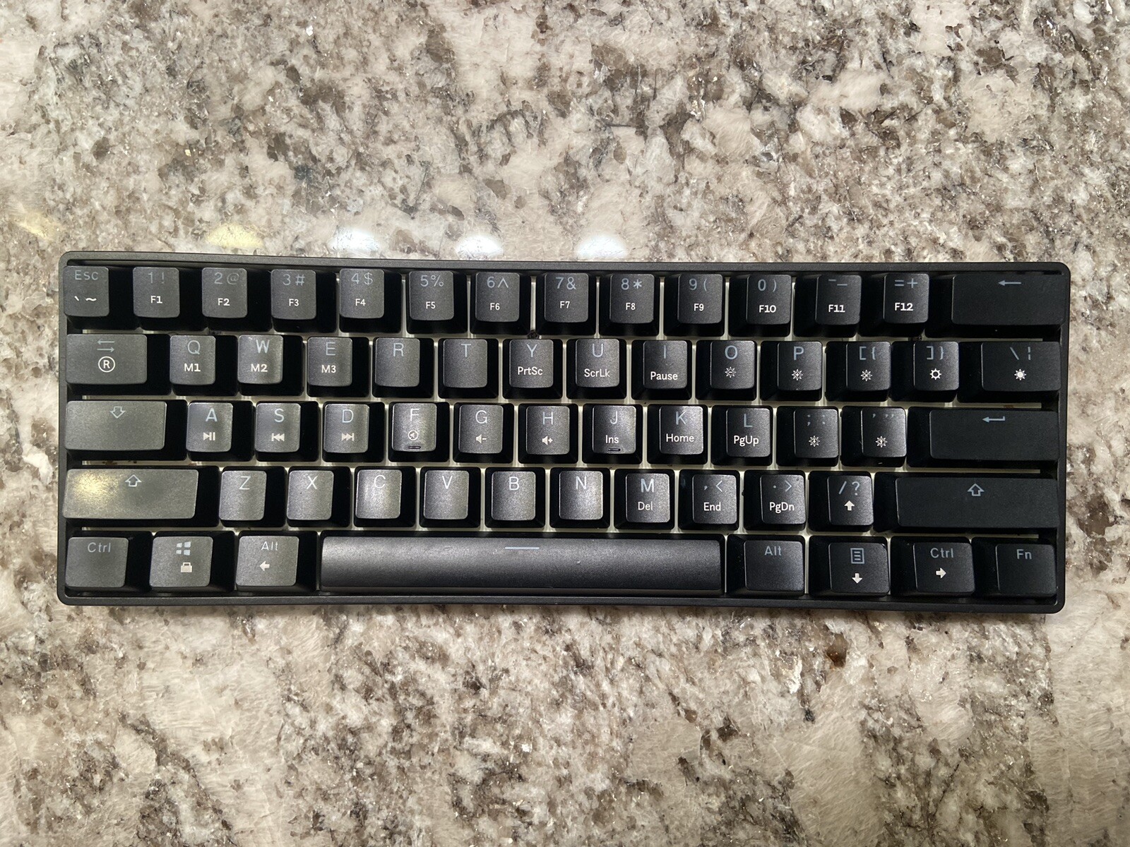 HK Gaming GK61v2 Gateron Optical Blue (MODDED)