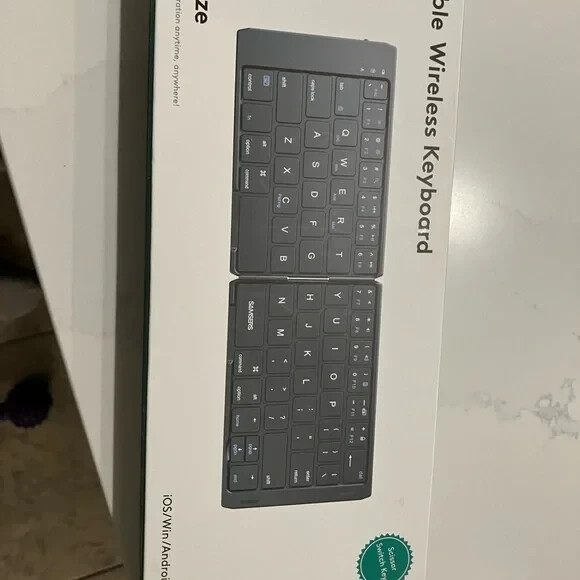 Samsers Pocket Size Bluetooth foldable wireless keyboard