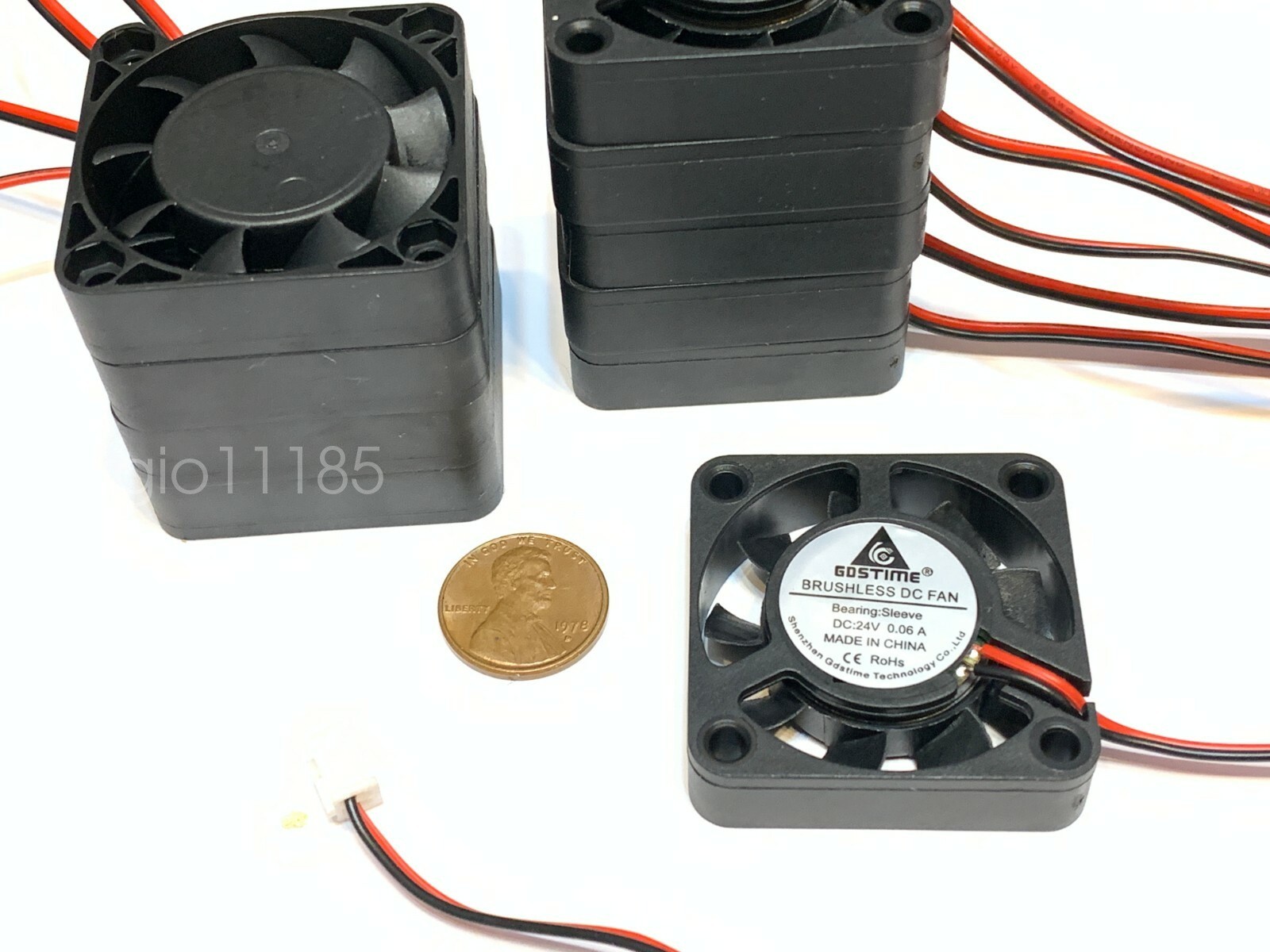 10 Pieces 24v fan computer GDStime box 4010s 4010 4cm 40mm 9 blade cas