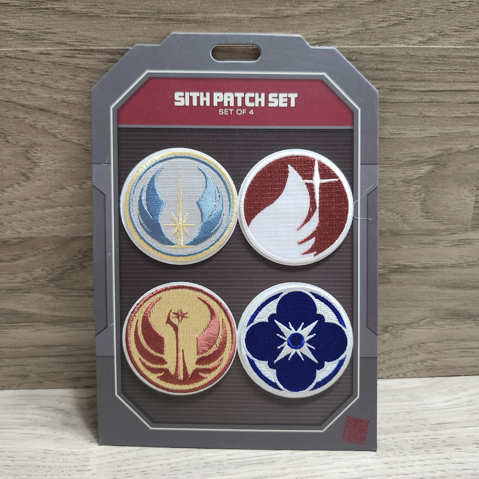 Disney Parks Star Wars Set of 4 Round Temporary or Permanent Jedi Patches