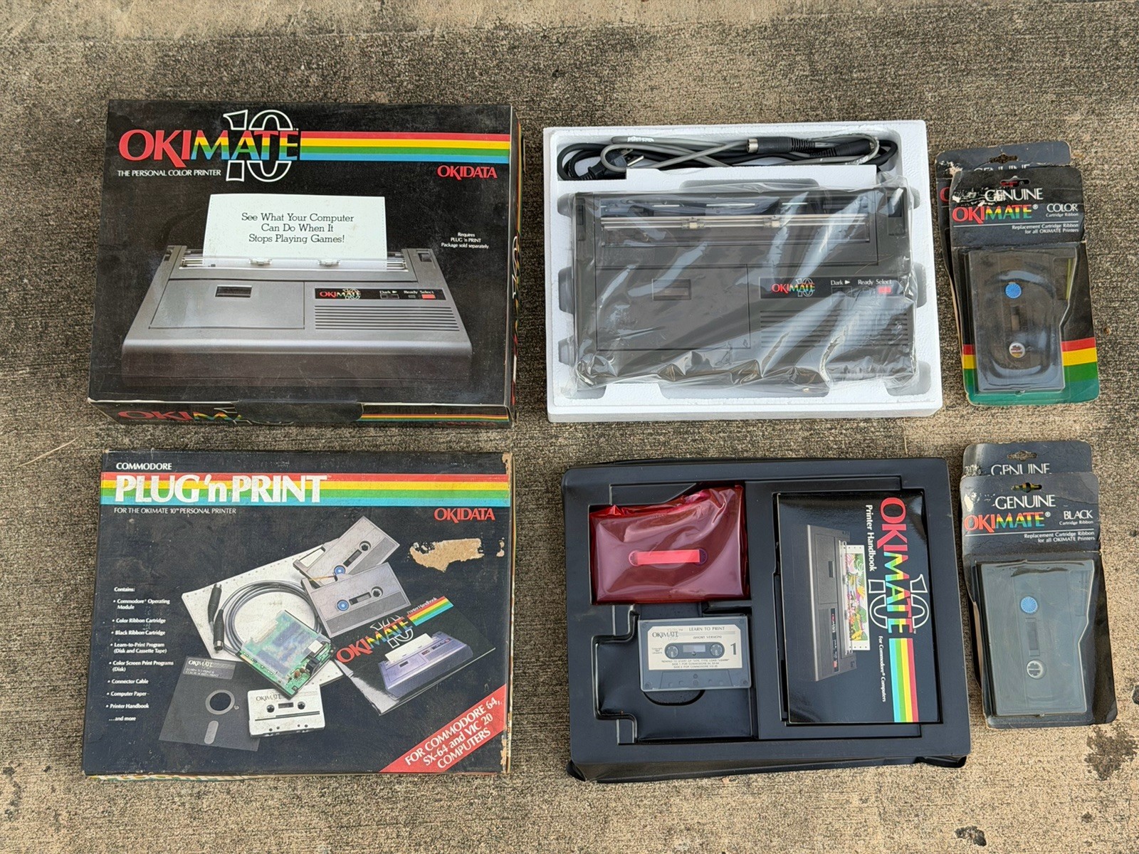Vintage 1980s Okimate By OKIDATA Bundle UNTESTED