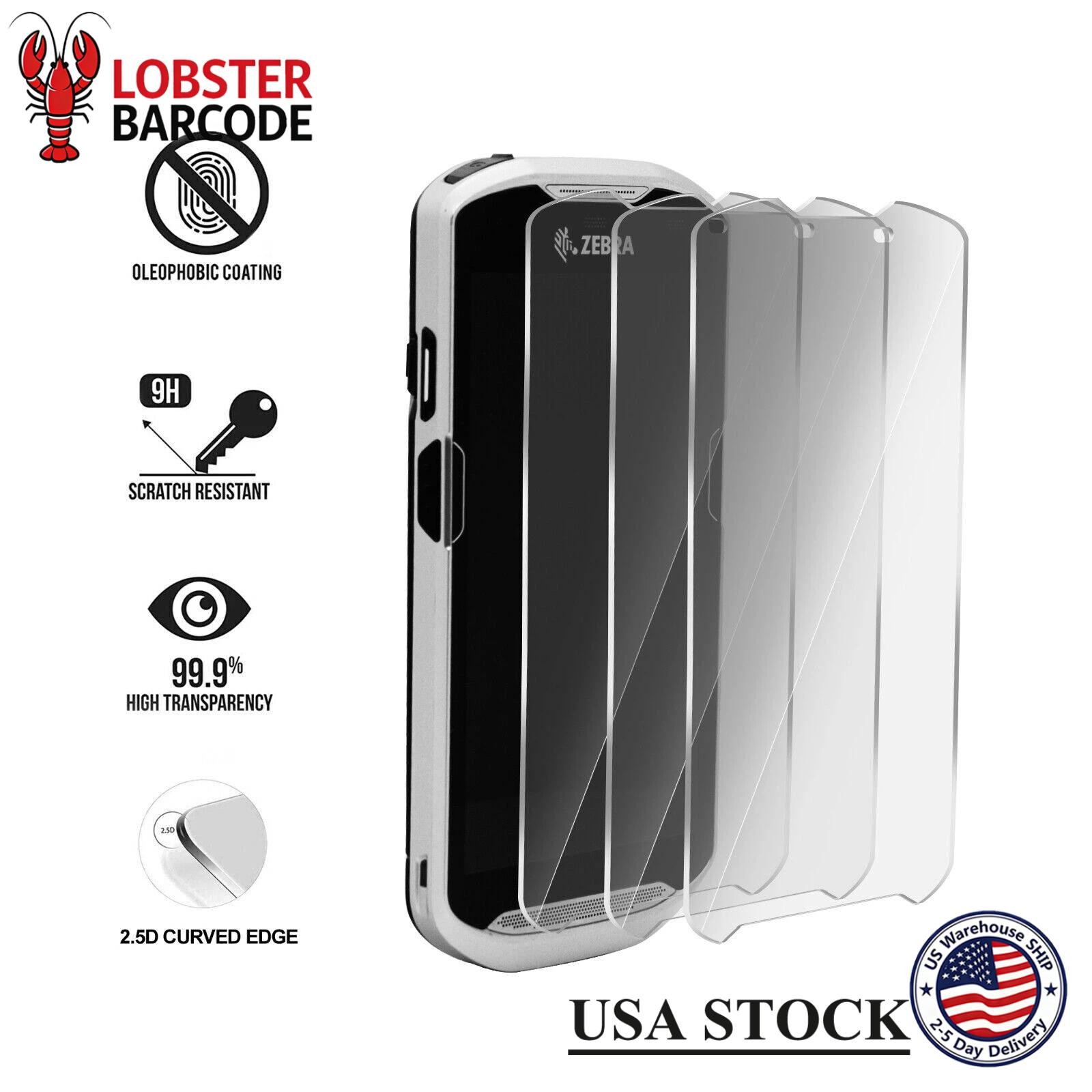 ⭐ 3PCS Tempered Glass Screen Protector for Zebra TC51 TC510K TC52 TC56 TC57 ⭐