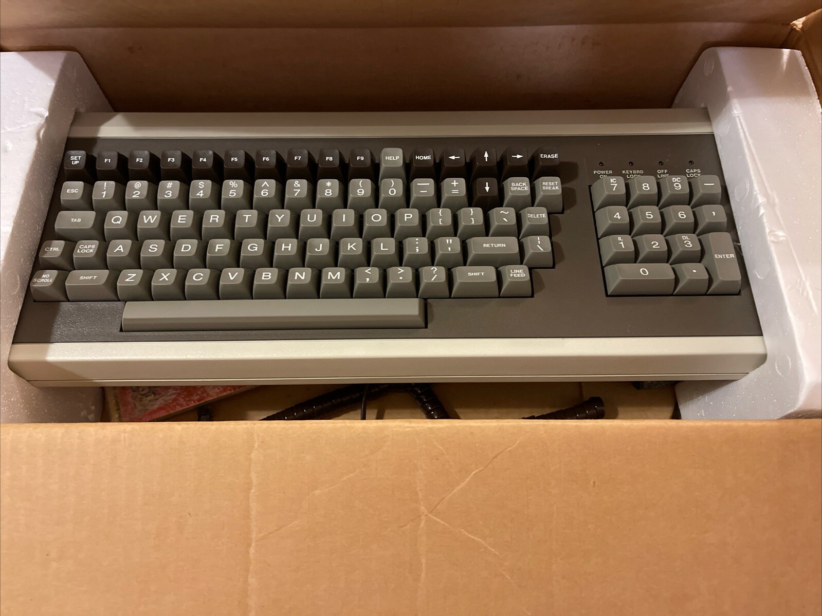 Vintage Zenith / Heath Keyboard Terminal  1970’s - 1980’s Model 181-5061 NOS