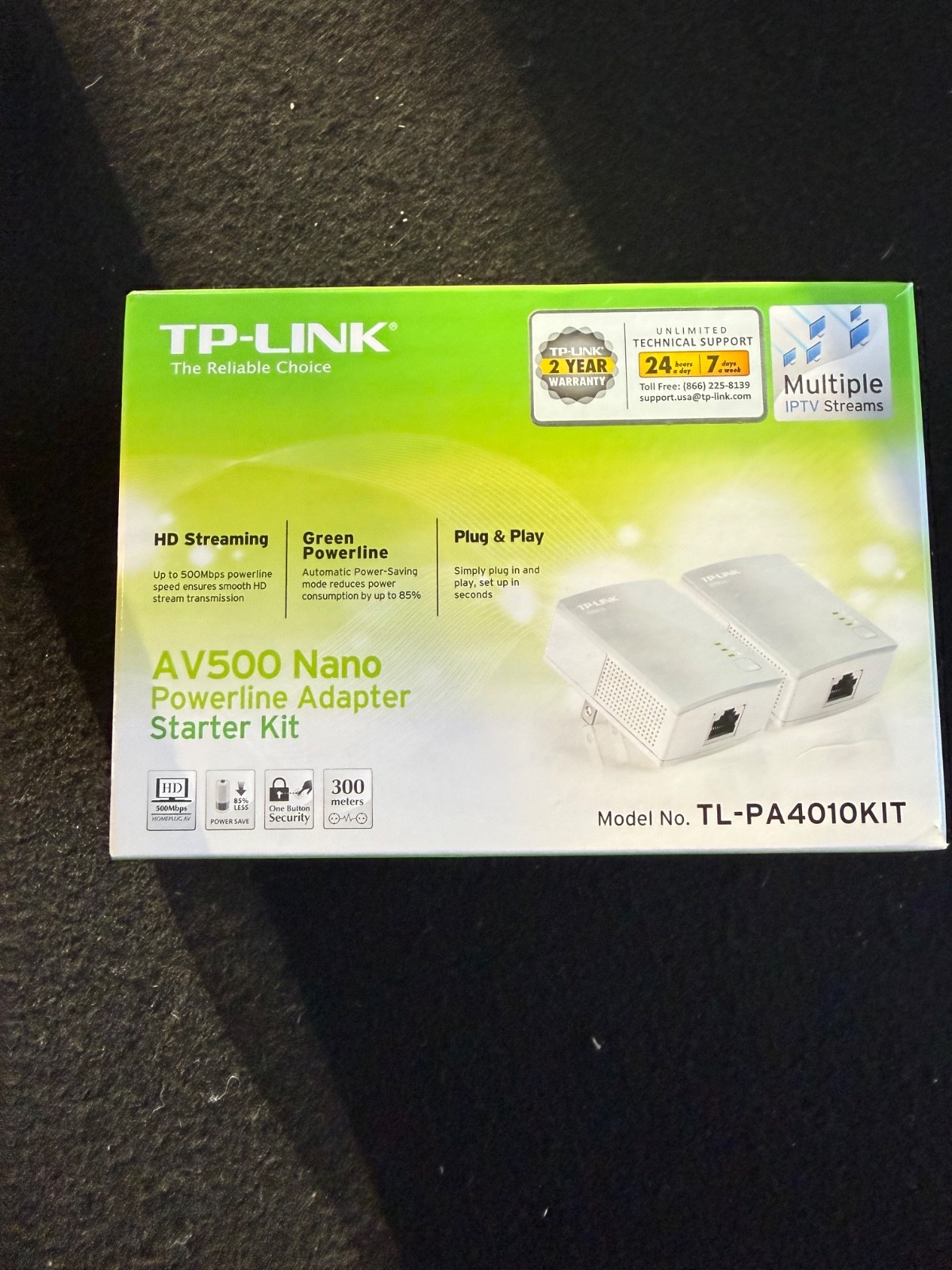 TP-Link AV500 Nano Powerline Adapter TL-PA4010 New