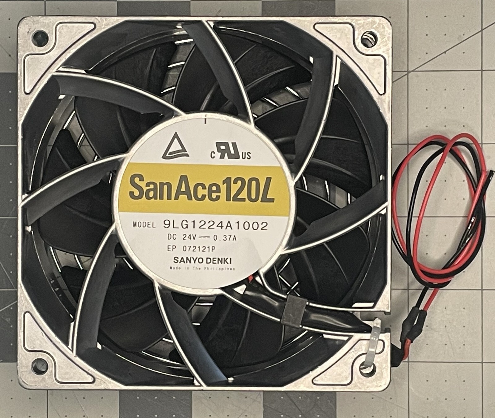 Sanyo Denki SanAce120L  9LG1224A1002 Fans_2 Pcs