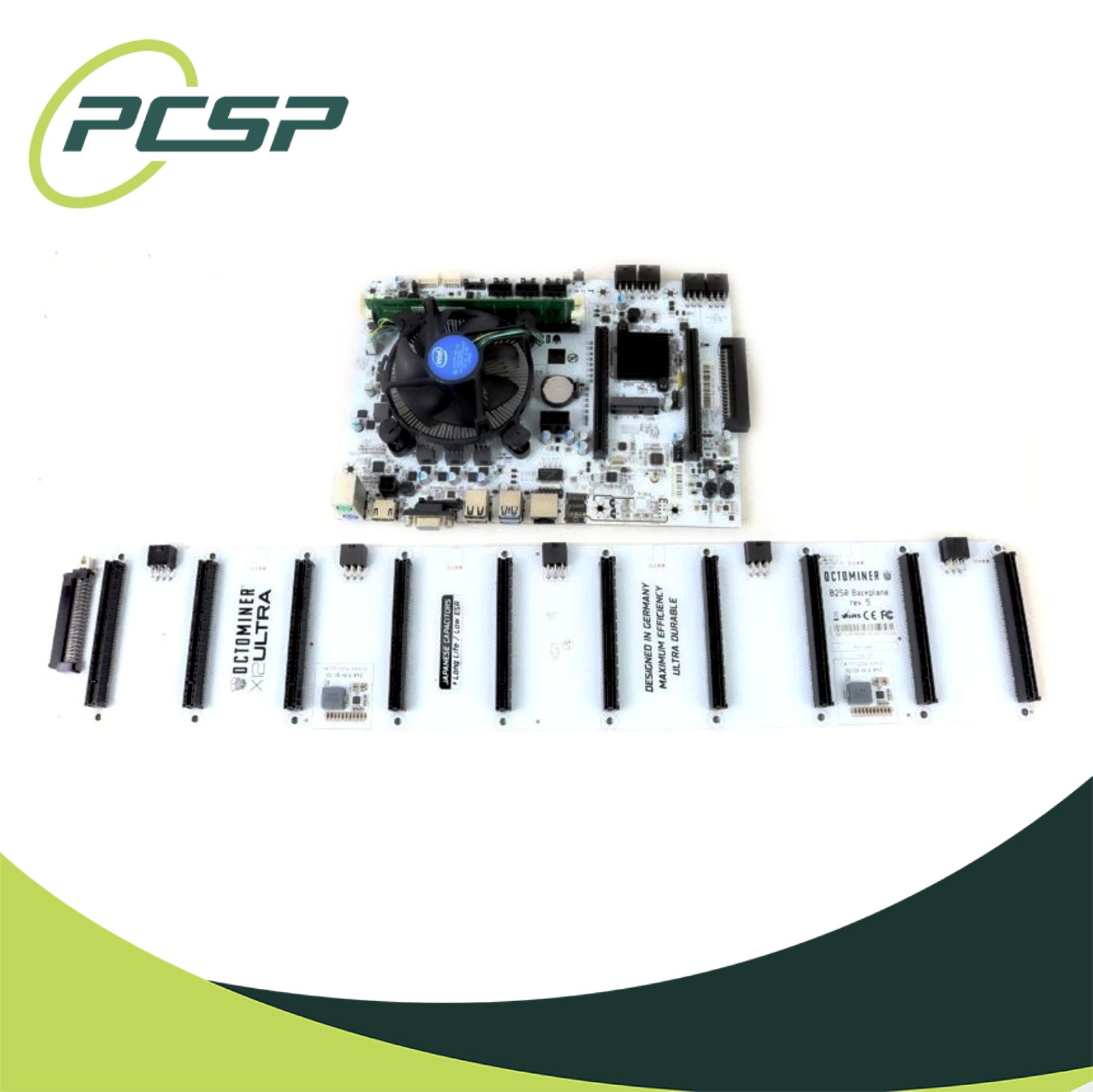 Octominer X12ULTRA 12x GPU - Motherboard, GPU Backplane, Heatsink Replacement