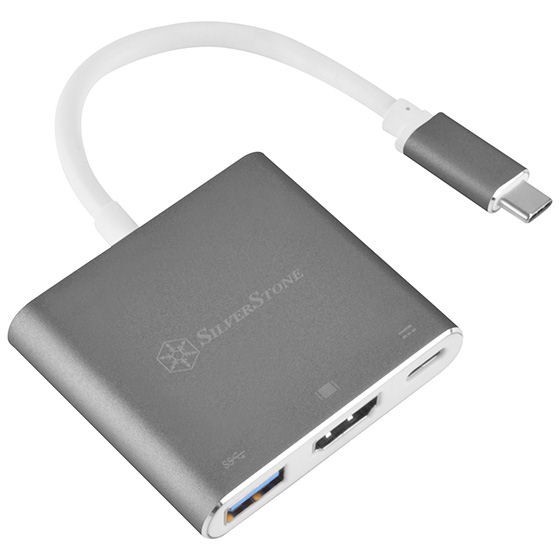 Silverstone SST-EP08C USB 3.1 Type-C Gen1 to USB3.1 TYPE A/C/HDMI Adapter