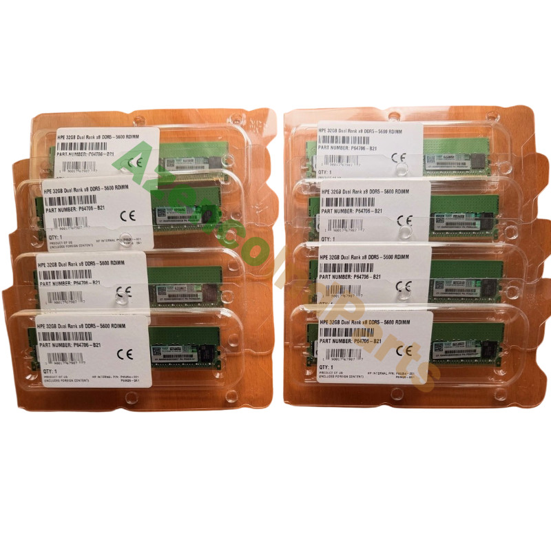 New P64706-B21 P53626-0A1 HPE 32GB 2Rx8 DDR5 PC5-5600 RDIMM Gen11 Server Memory