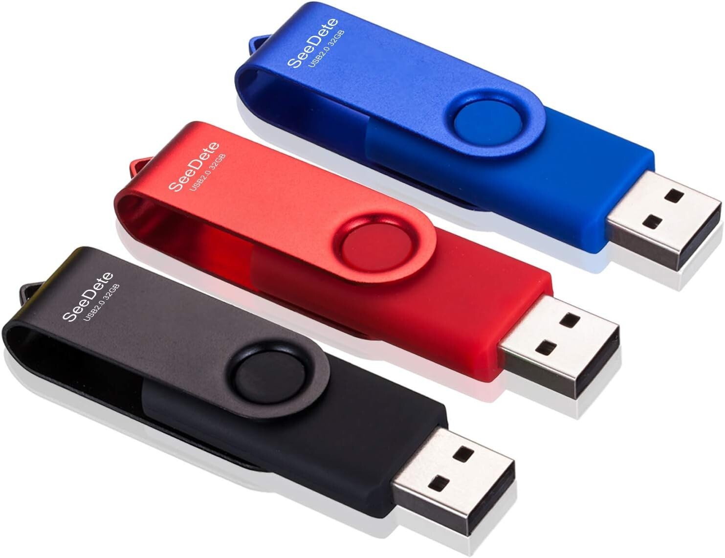 3 Pack 16GB USB 2.0 Flash Drive Memory Stick Thumb Drive Thumb Stick Jump Drive