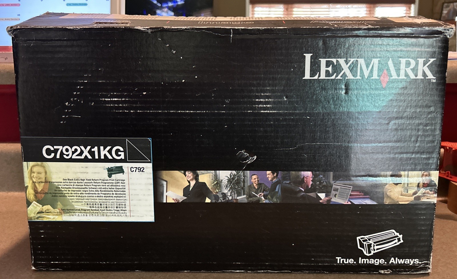Genuine Lexmark C792X1KG C792 BLACK Extra High Yield Toner OPEN BOX SEALED TONER