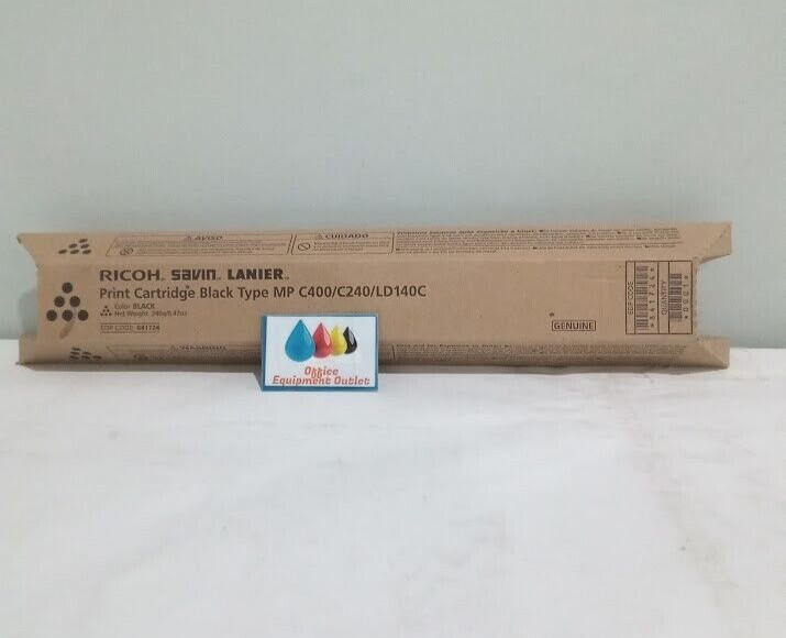 Ricoh 841724 Black Toner Cartridge Ricoh Aficio MP C400