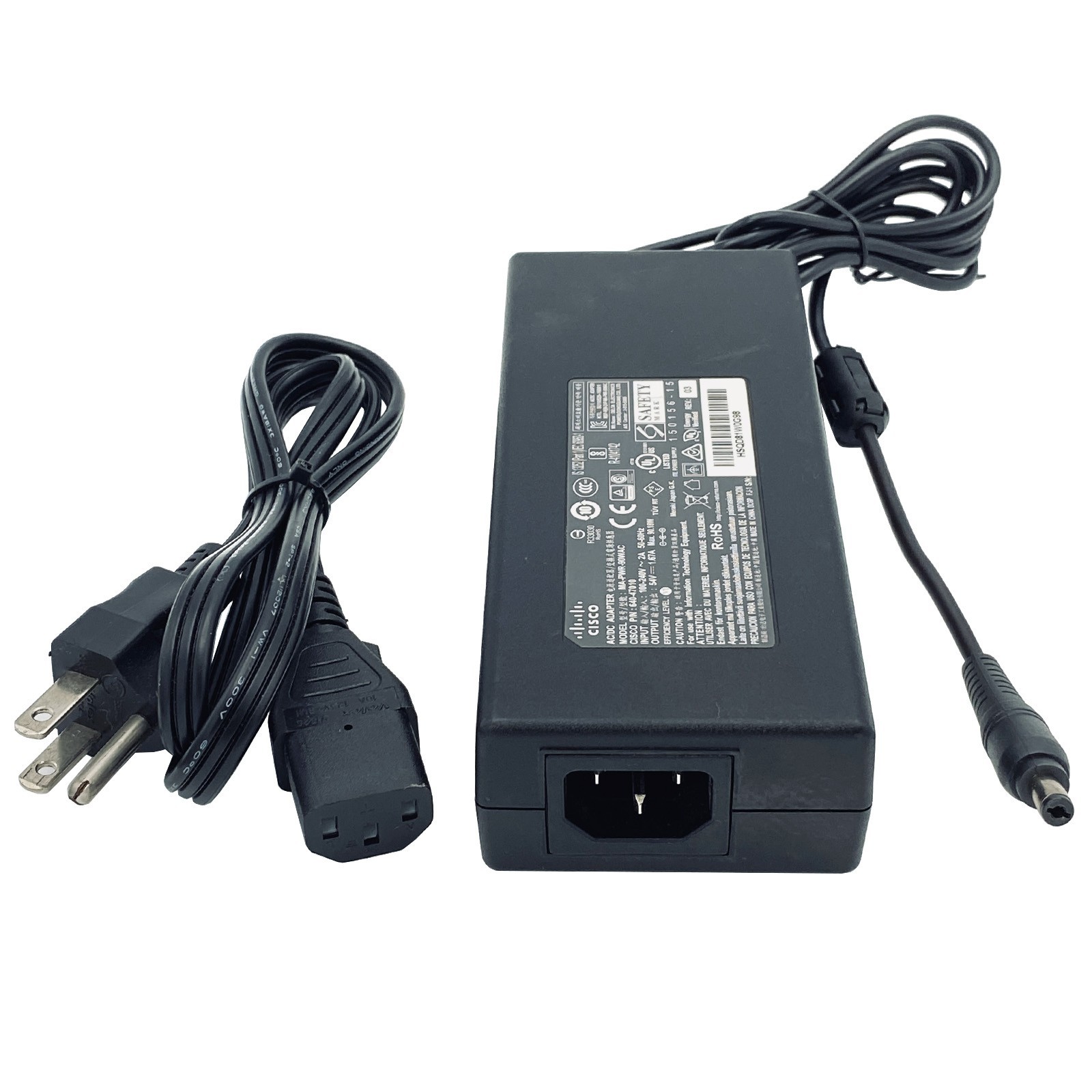 Genuine Cisco AC Power Adapter 54V Replacement for Ubiquiti NY-PW0L2-05401100