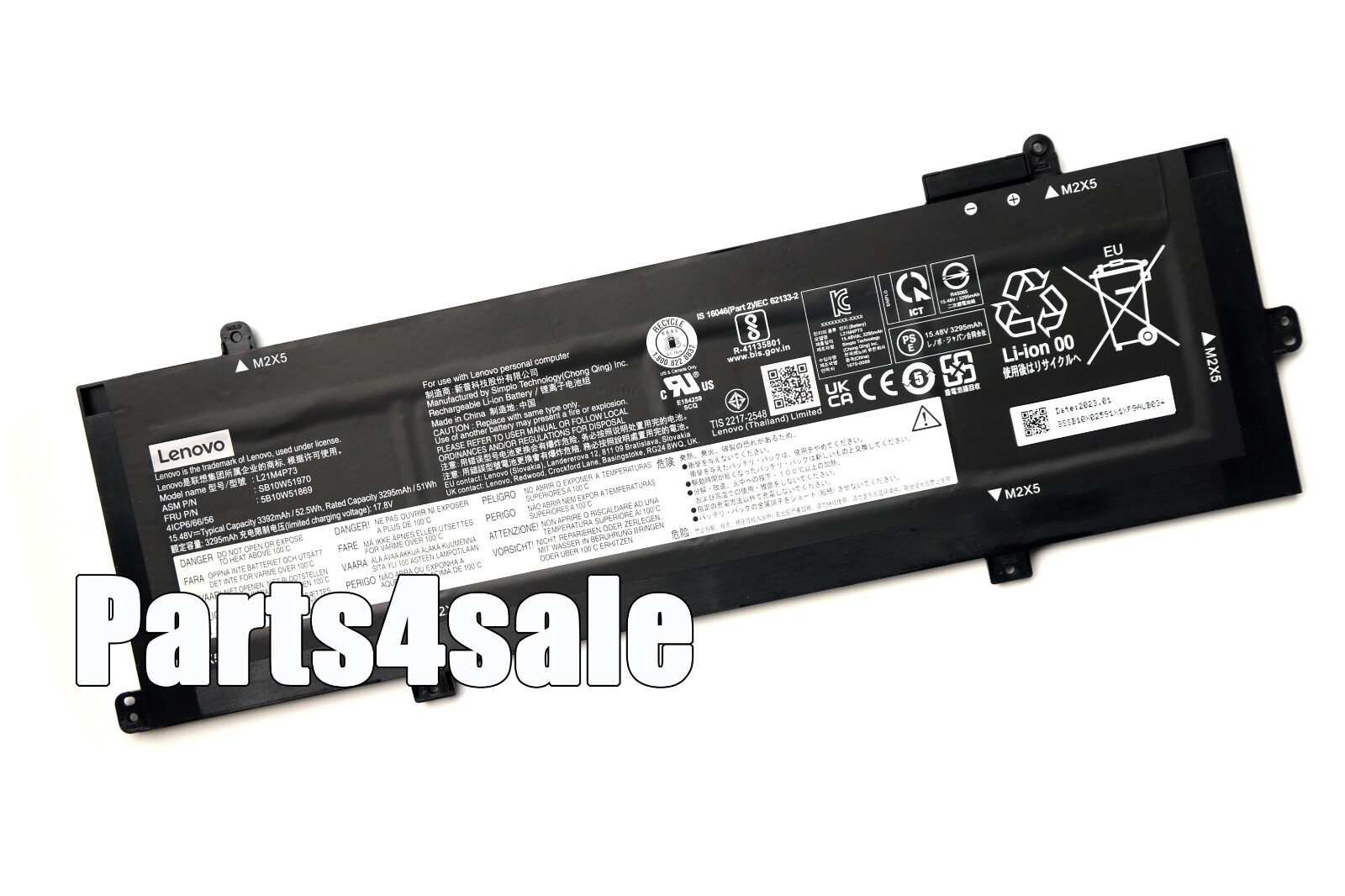 Genuine L21M4P73 L21D4P73 OEM Battery For Lenovo ThinkPad P16s T16 1st Gen 2022