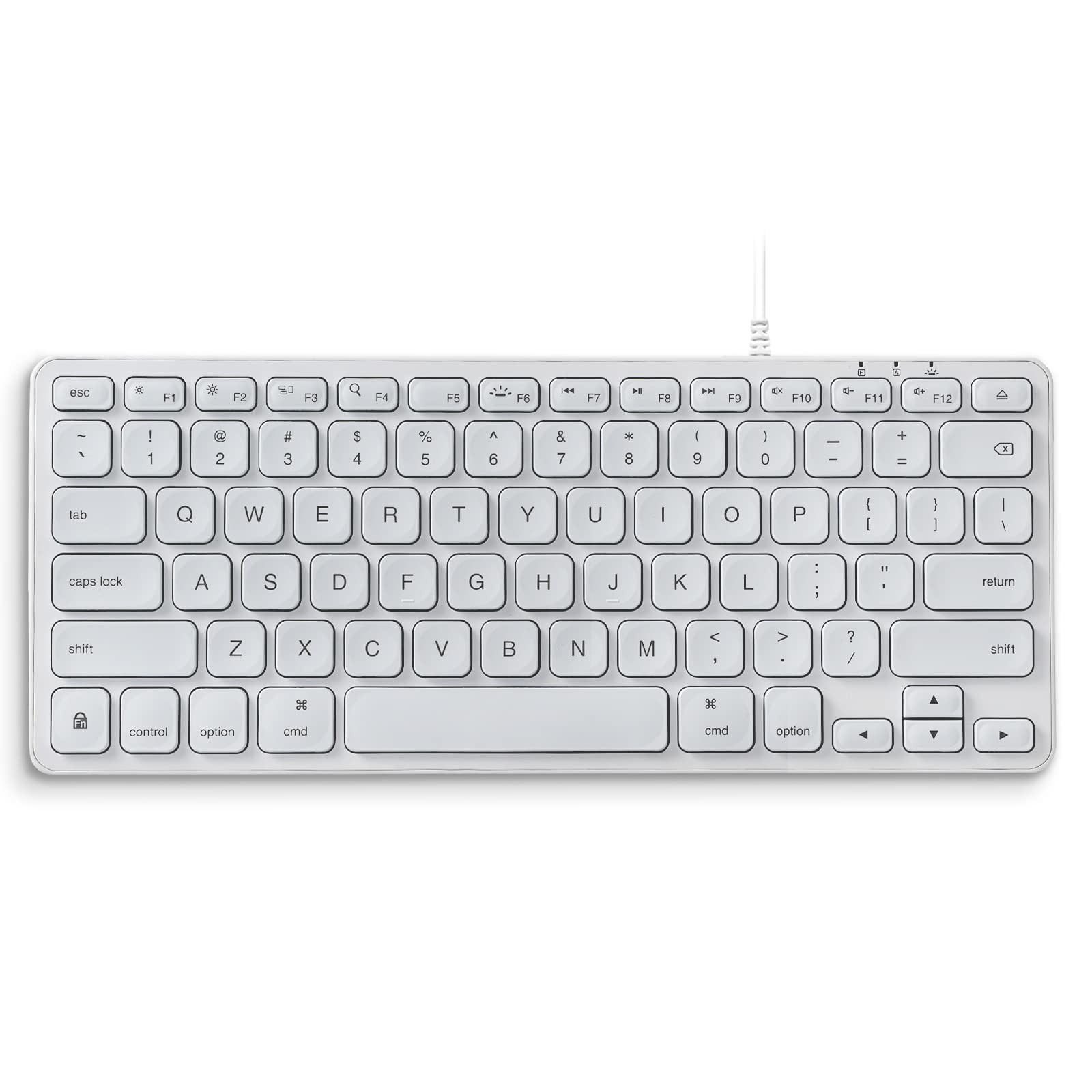 PERIBOARD332MW Wired Backlit Scissor Keyboard Compatible with Mac OS