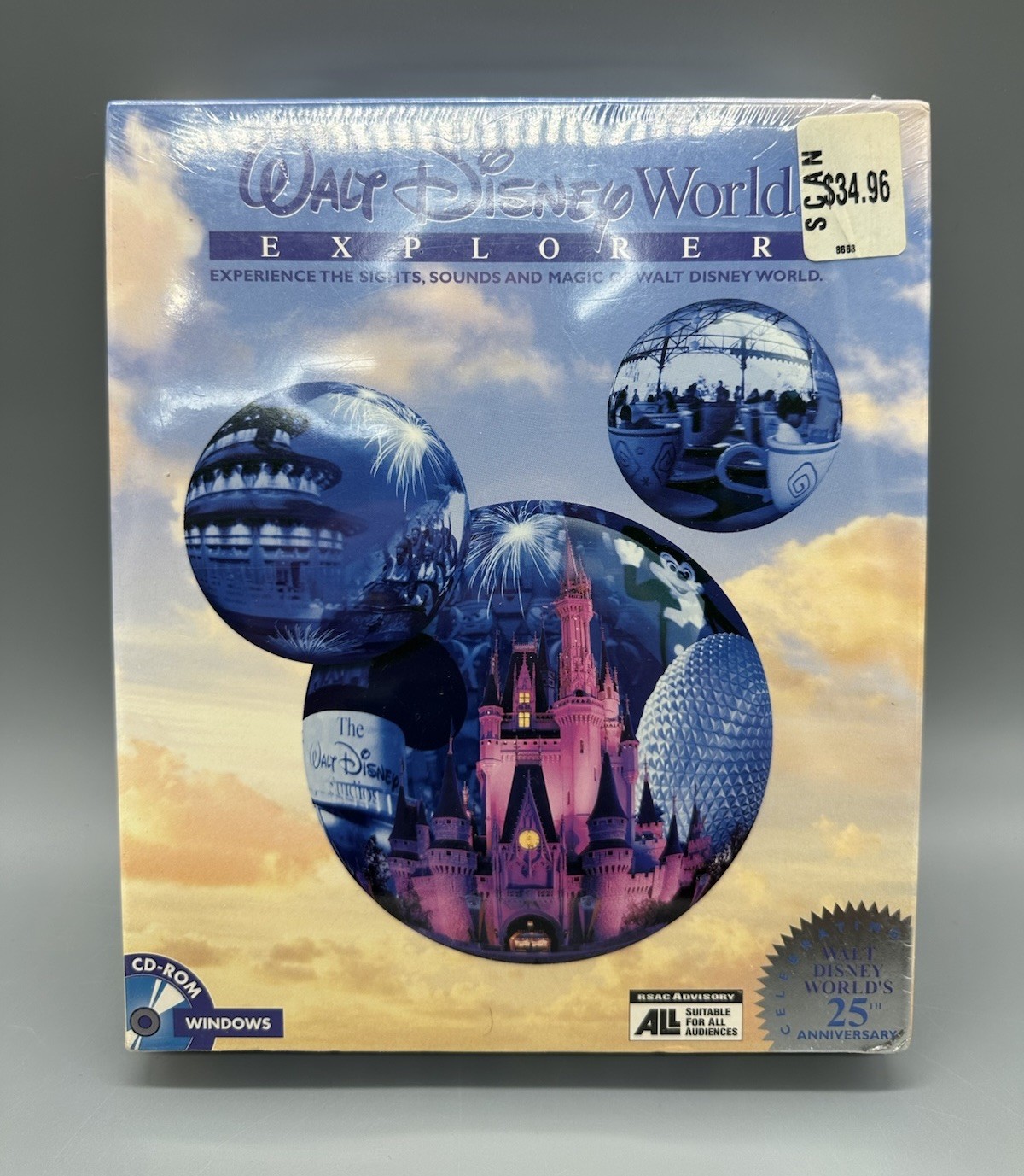 The Walt Disney World Explorer Vintage Interactive CD-ROM Windows
