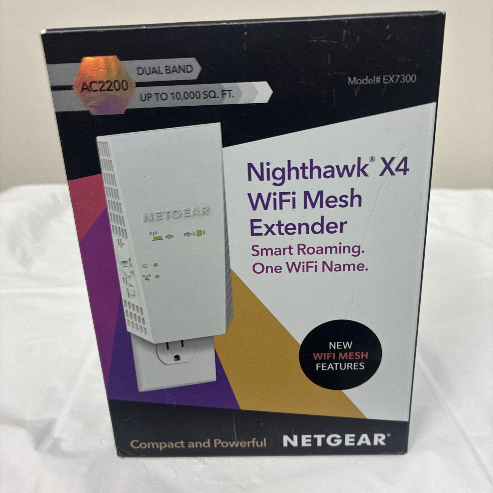 NETGEAR Nighthawk X4 EX7300v2 AC2200 WiFi Mesh Range Extender Dual Band