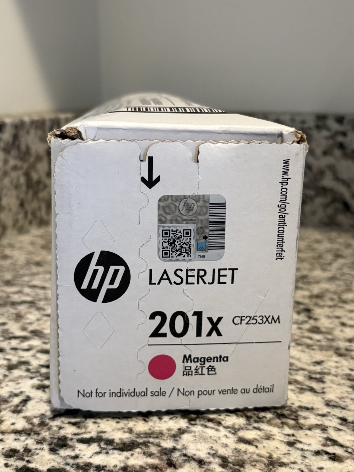 Original HP 201X Magenta  LaserJet Toner Cartridge CF253XM NOB Sealed Cartridge