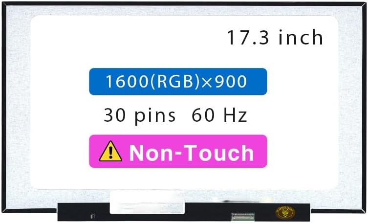 17.3" LCD Screen for HP 17T-CN200 17T-CN300 17T-CN400 HD+ Non-Touch Display