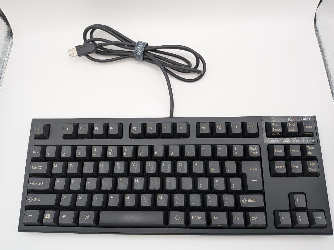 REALFORCE R2TL-JP4-BK Topre Tenkeyless 45g USB Wired Keyboard Layout