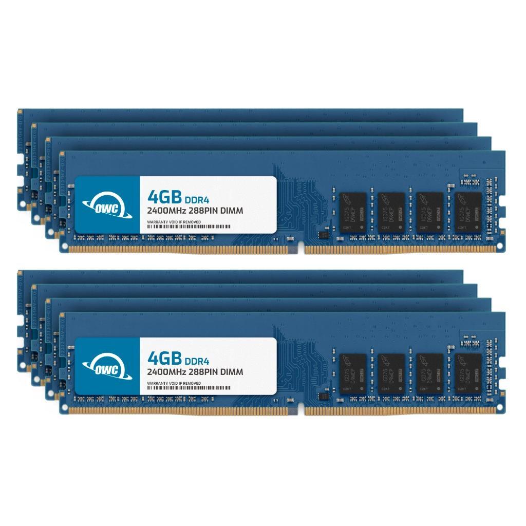 OWC 32GB (8x4GB) DDR4 2400MHz 1Rx8 Non-ECC UDIMM 288pin Memory RAM