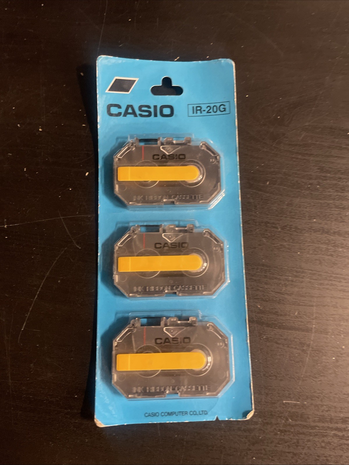 Casio IR-20G INK Ribbon New Sealed Rare Pack Of 3 New Sealed