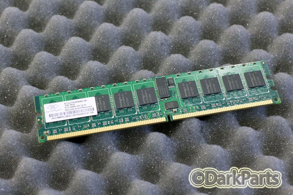 Nanya NT1GT72U4PA0BU-5A PC2-3200R-333-10-H1 1GB Memory RAM Dell PowerEdge SC1425