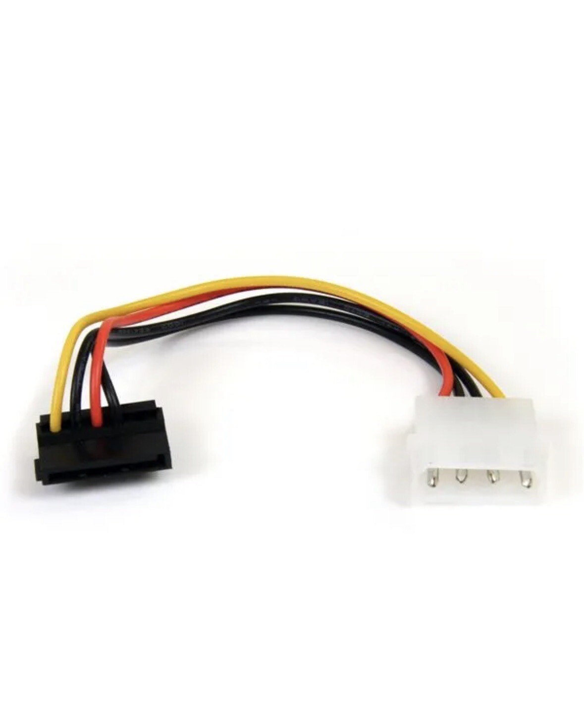 StarTech SATAPOWADAPR 6in 4 Pin Molex to Right Angle SATA Power Cable Adapter