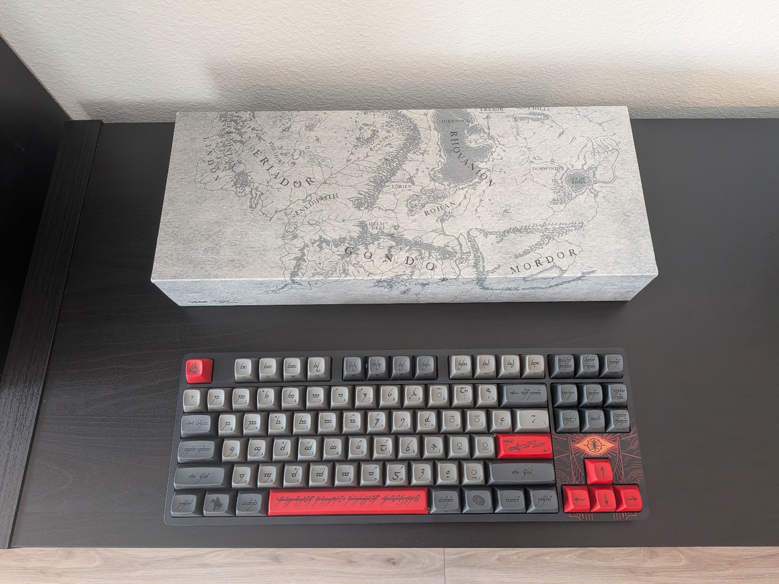 DROP Lord of The Rings Mordor Mechanical Keyboard USED - good condition