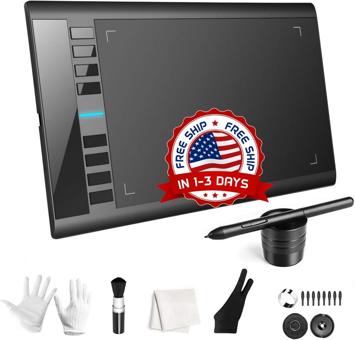Tableta 10x6 Pluma De Dibujo Digital Para Graficos Grafica Digitalizadora NUEVO.