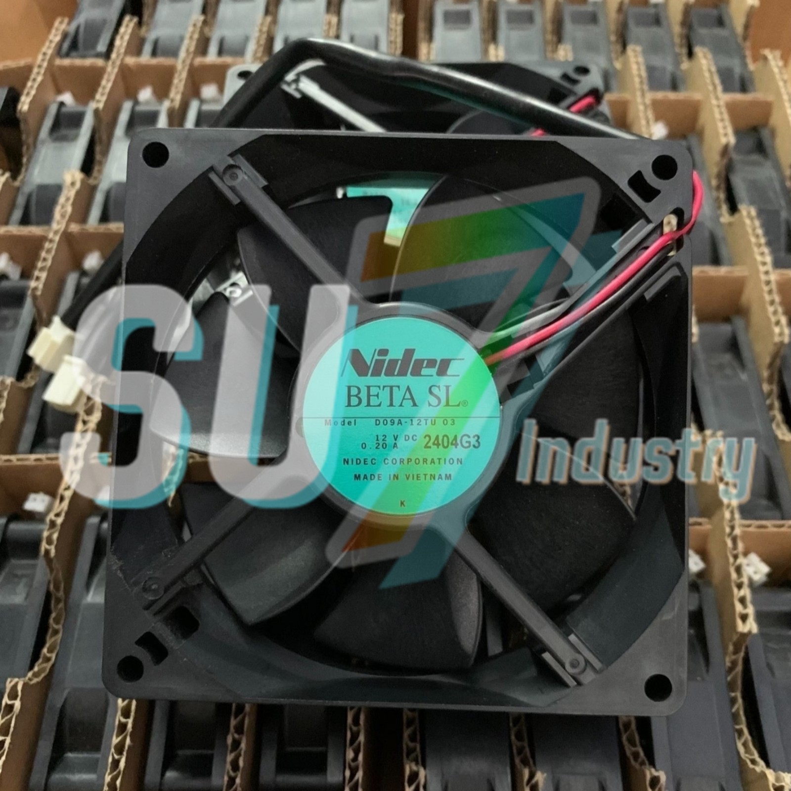 NIDEC D09A-12TU 03 (2-wire) Cooling fan# 1pcs  New  In Box