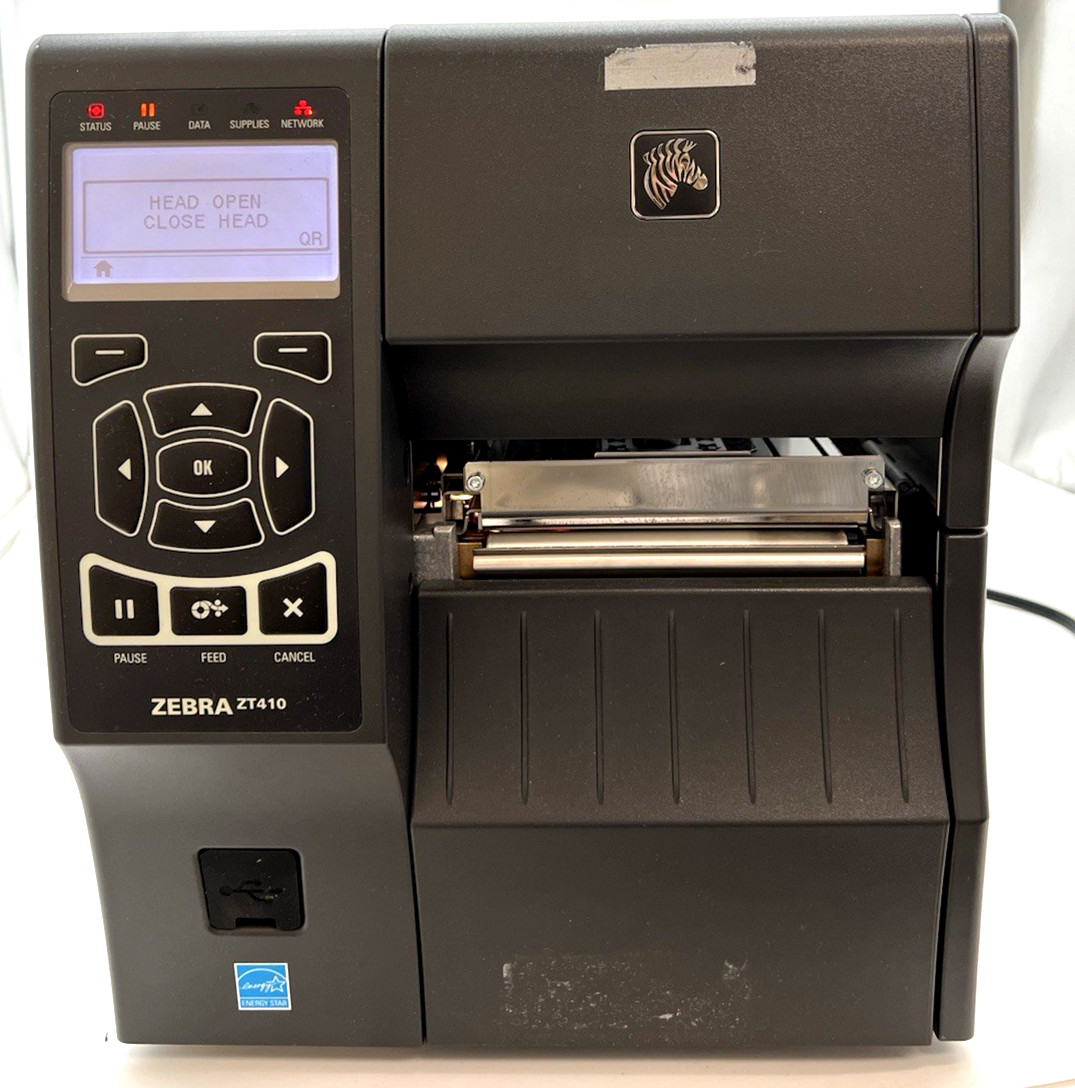 Zebra ZT410 Thermal Transfer Network Barcode Label Printer BT LAN